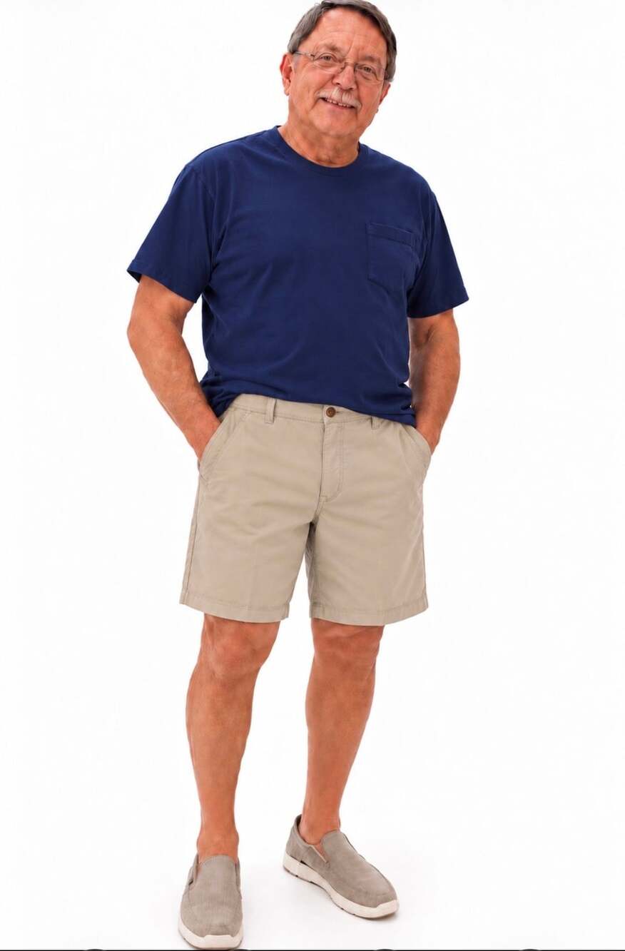 Polo Ralph Lauren Men's Beige Stretch Classic Fit Chino Shorts Size 42